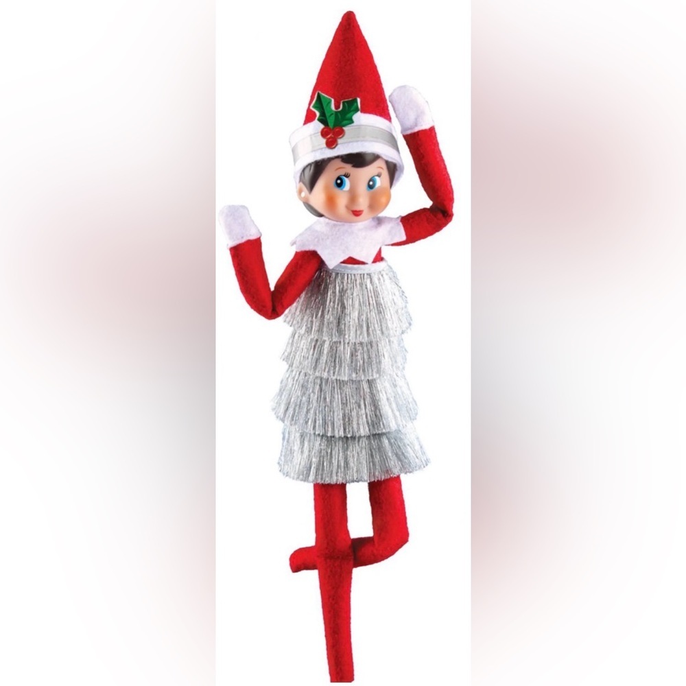 Flash sale! NEW! Elf on the Shelf Claus Couture Tiny Tinsel Dress - Picture 3 of 5